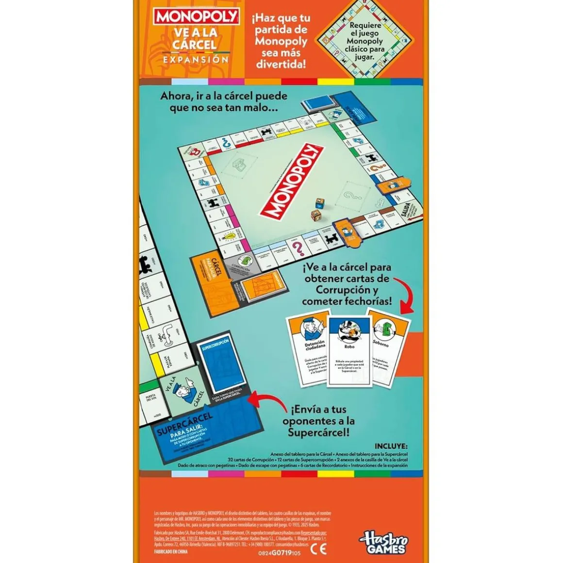 Hasbro - Monopoly Expansión Ve a la cárcel