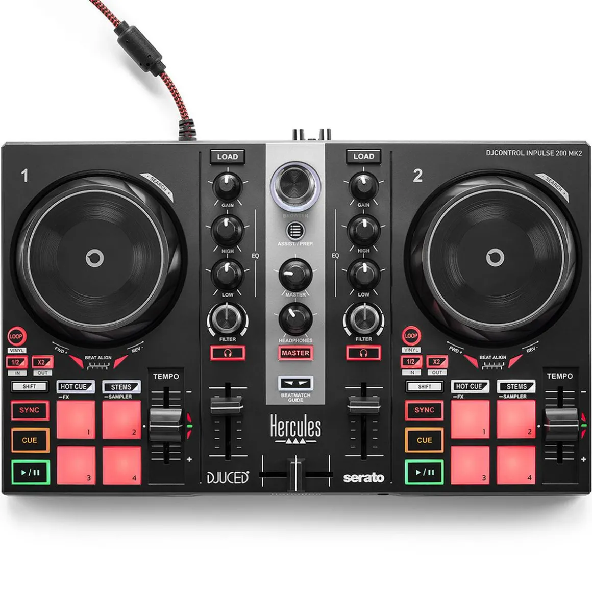Hercules - Mesa mezclas DJControl Inpulse 200 MK2