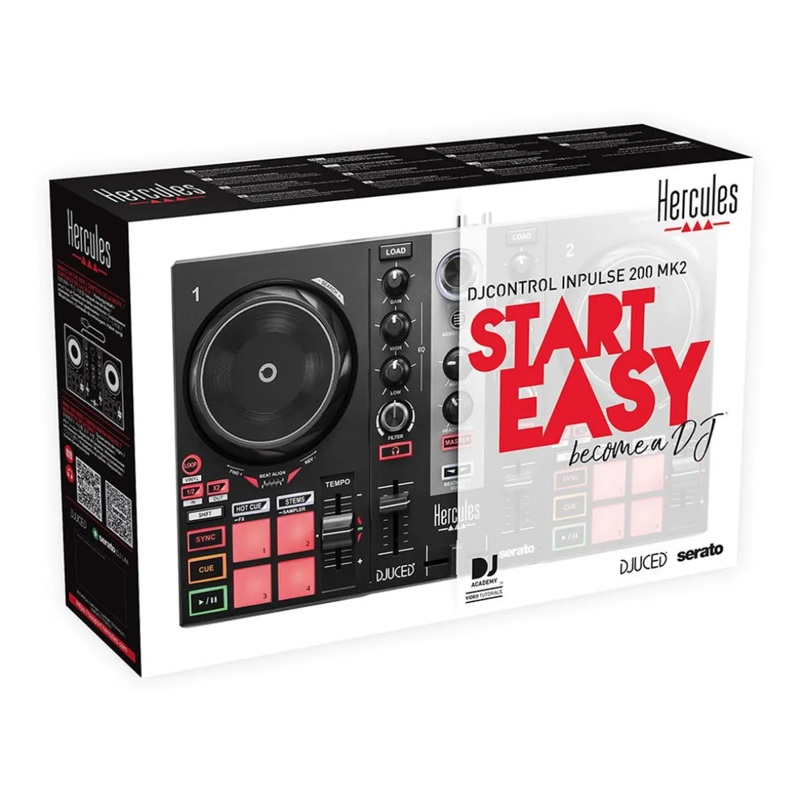 Hercules - Mesa mezclas DJControl Inpulse 200 MK2