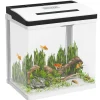 Homcom - Acuario 13L con filtro e iluminación