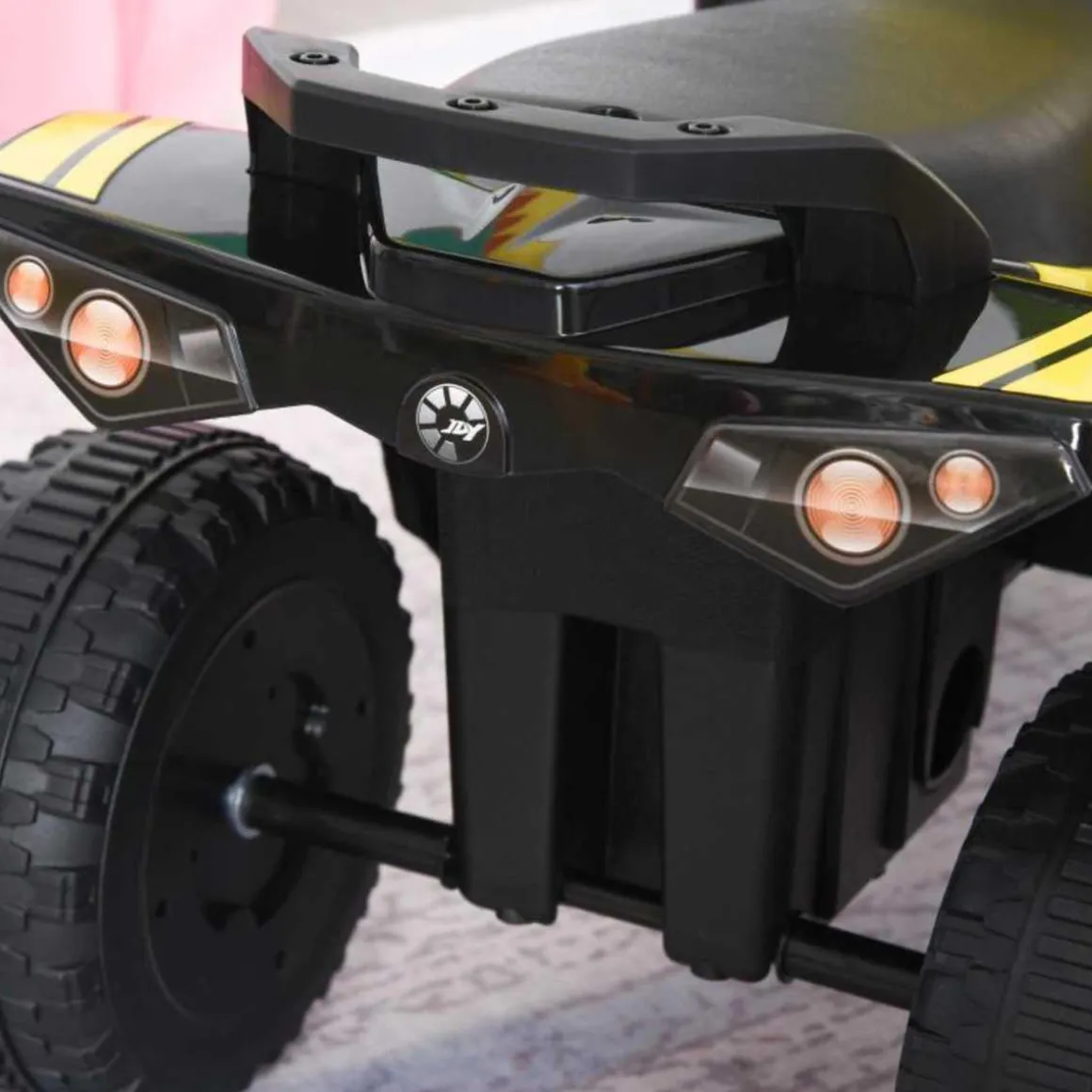 Homcom - Andador Quad Cuatrimoto Amarillo HomCom