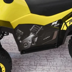 Homcom - Andador Quad Cuatrimoto Amarillo HomCom