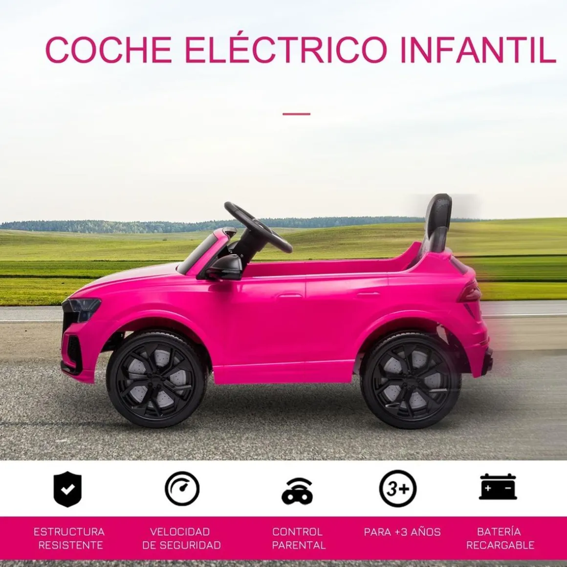Homcom - Audi RS Q8 Batería con control remoto