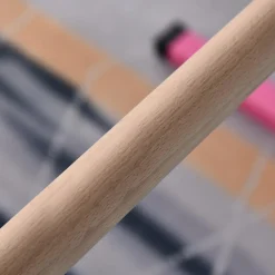 Homcom - Barra de gimnasia con altura ajustable Rosa