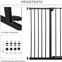 Homcom - Barrera seguridad para mascotas