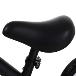 Homcom - Bicicleta de Equilibrio con Pedales Negra HomCom