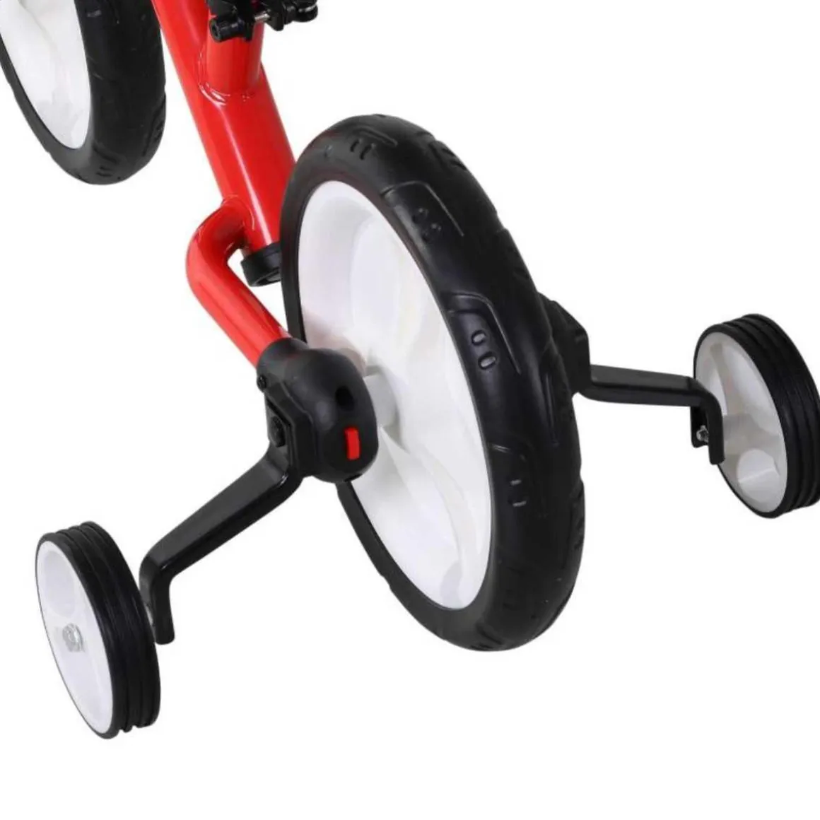 Homcom - Bicicleta de Equilibrio con Pedales Roja HomCom