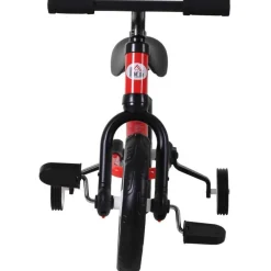 Homcom - Bicicleta de Equilibrio con Pedales Roja HomCom