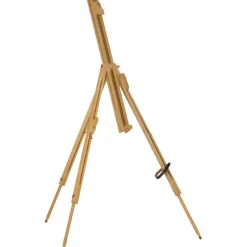Homcom - Caballete de pintura plegable de madera