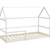 Homcom - Cama infantil en forma de casa Blanco