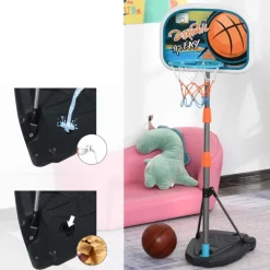 Homcom - Canasta con soporte ajustable