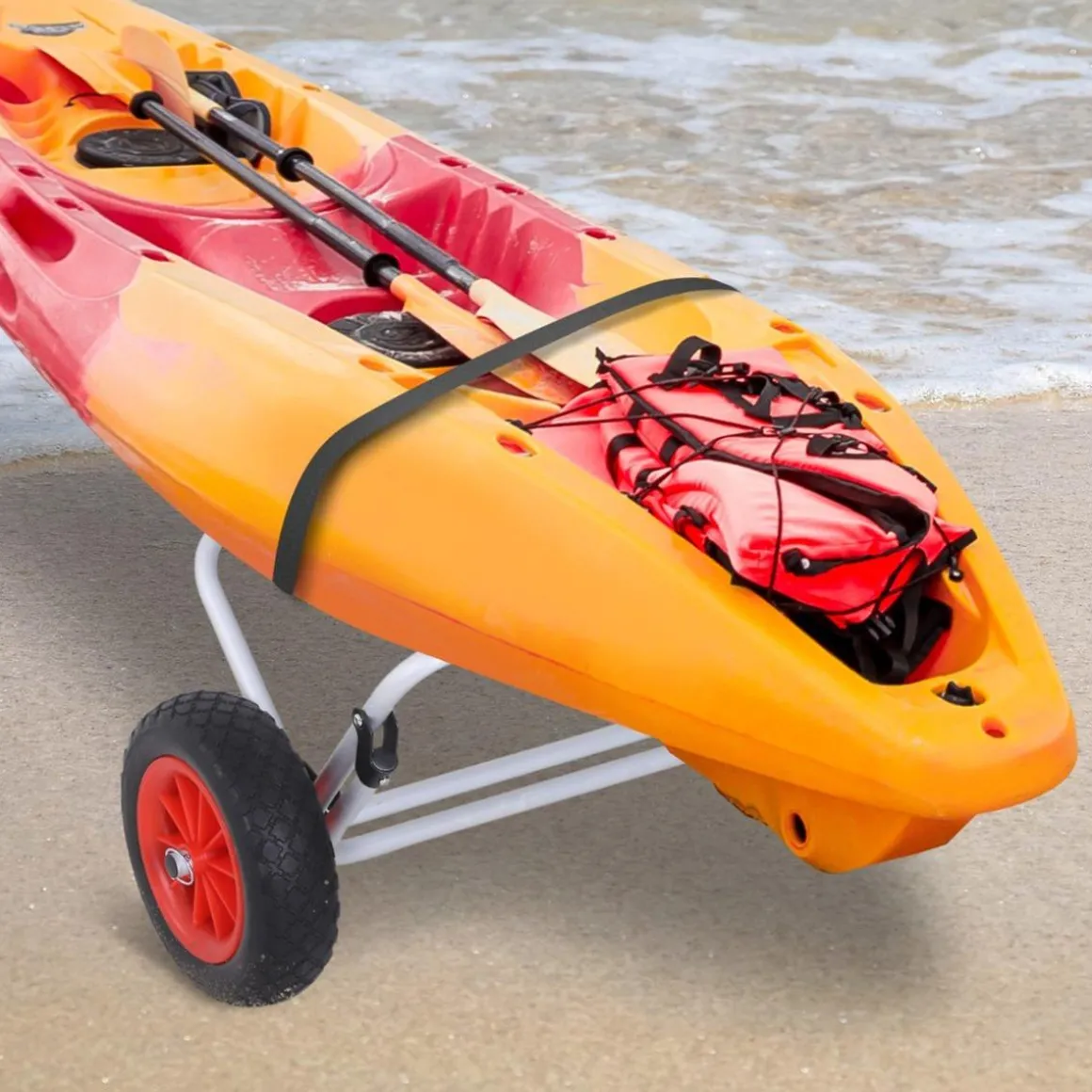 Homcom - Carro de transporte Kayak
