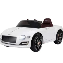 Homcom - Coche Eléctrico Bentley GT Blanco con control remoto