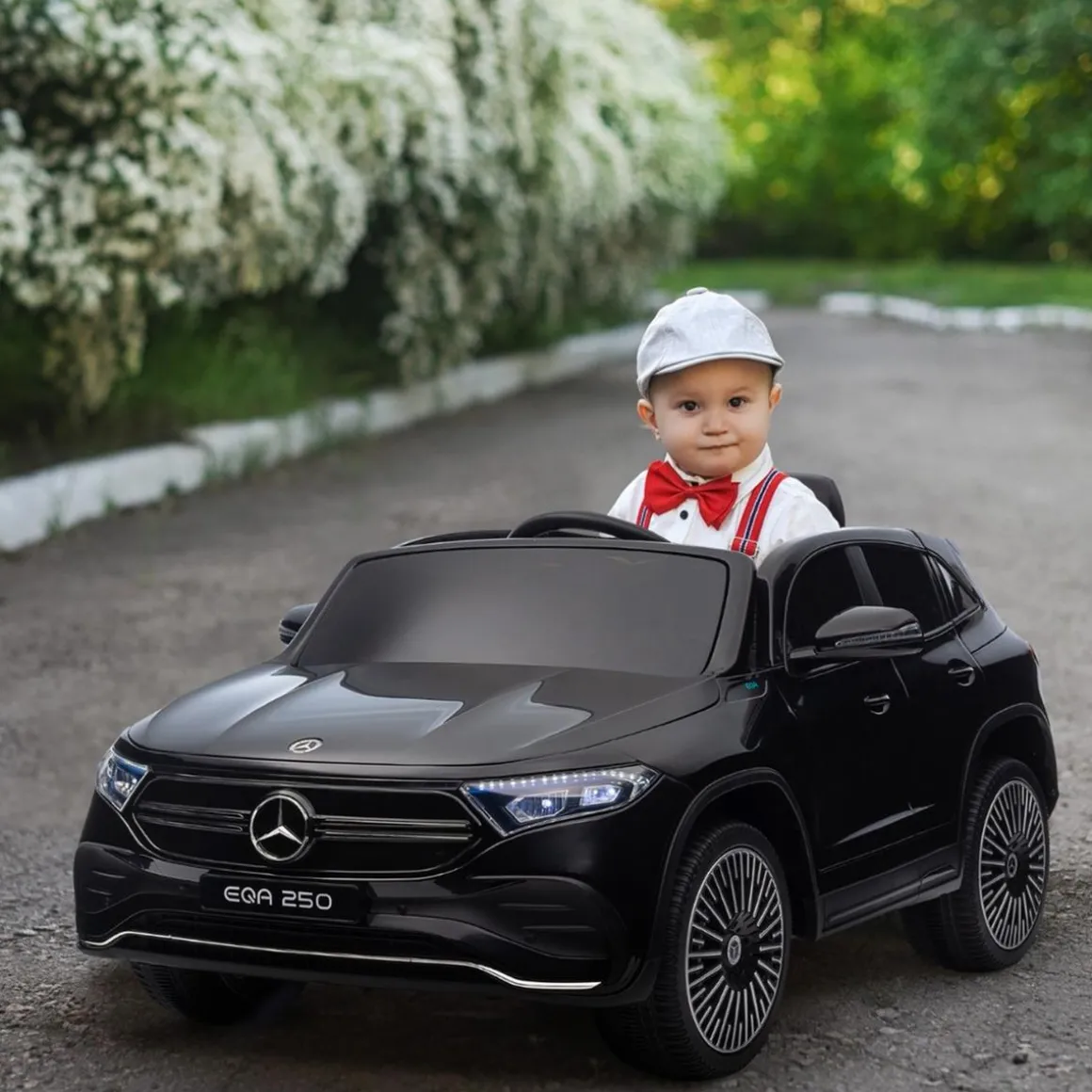 Homcom - Coche Eléctrico Mercedes-Benz EQA Negro