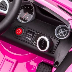 Homcom - Coche eléctrico Mercedes rosa