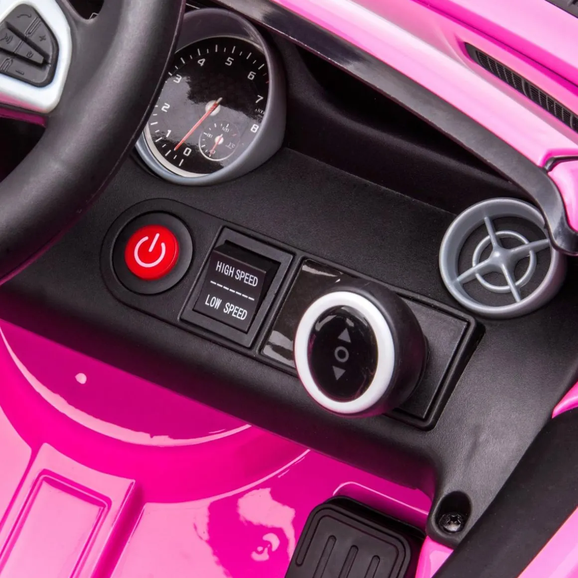 Homcom - Coche eléctrico Mercedes rosa