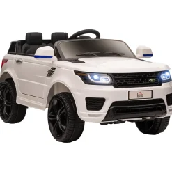 Homcom - Coche eléctrico SUV blanco