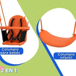 Homcom - Columpio infantil individual