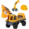Homcom - Correpasillos camión excavadora 2 en 1