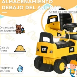 Homcom - Correpasillos Excavadora