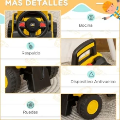 Homcom - Correpasillos Excavadora