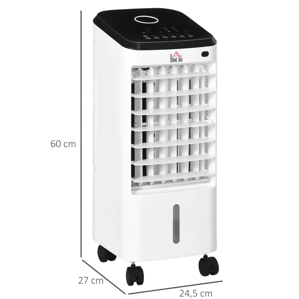 Homcom - Enfriador de Aire Portátil 3,5L