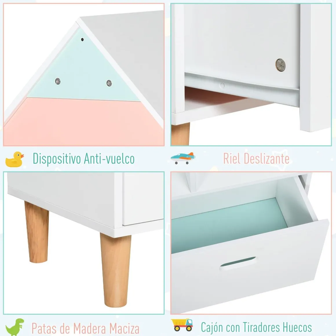 Homcom - Estantería de madera