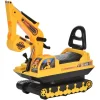 Homcom - Excavadora sin pedales con pala delantera