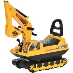 Homcom - Excavadora sin pedales con pala delantera