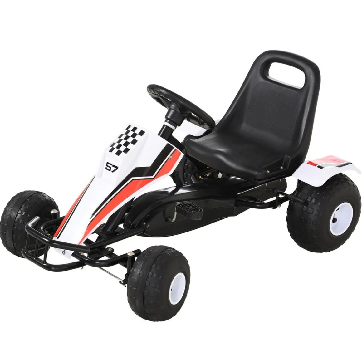Homcom - Go Kart infantil pedales