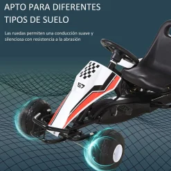 Homcom - Go Kart infantil pedales