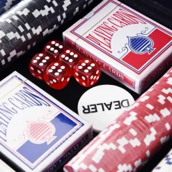 Homcom - Juego de Póker con 300 Fichas HomCom