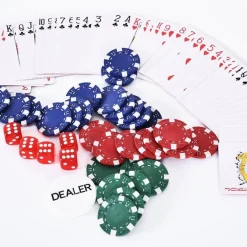 Homcom - Juego de Póker con 300 Fichas HomCom
