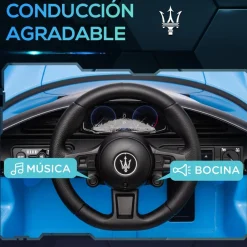 Homcom - Maserati MC20 eléctrico Azul con mando