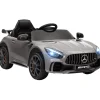 Homcom - Mercedes Benz AMG GTR eléctrico Plata con mando