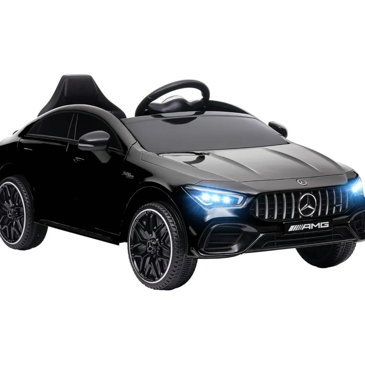 Homcom - Mercedes Benz AMG CLA 45 eléctrico Negro con mando