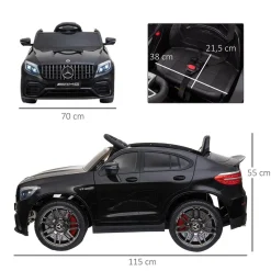 Homcom - Mercedes GLC Coupe Batería con control remoto