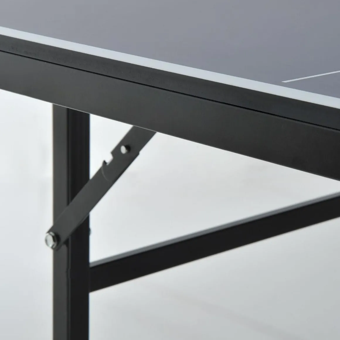 Homcom - Mesa de ping pong plegable con red