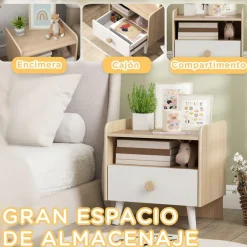 Homcom - Mesilla de noche infantil