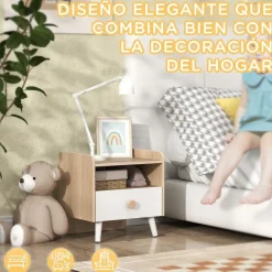 Homcom - Mesilla de noche infantil