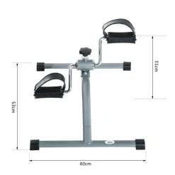 Homcom - Mini Bicicleta estática 2 en 1