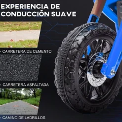 Homcom - Moto eléctrica batería 6 V Azul