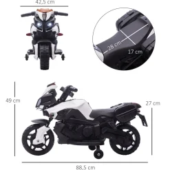 Homcom - Moto eléctrica infantil