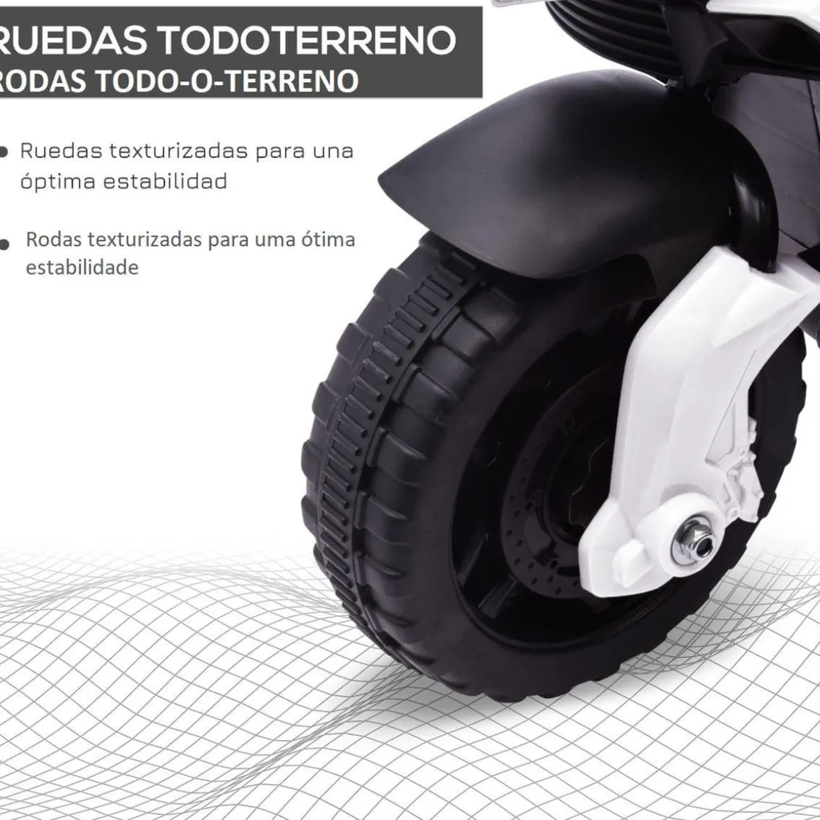 Homcom - Moto eléctrica infantil