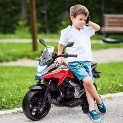Homcom - Moto eléctrica infantil Honda Rojo/Negro