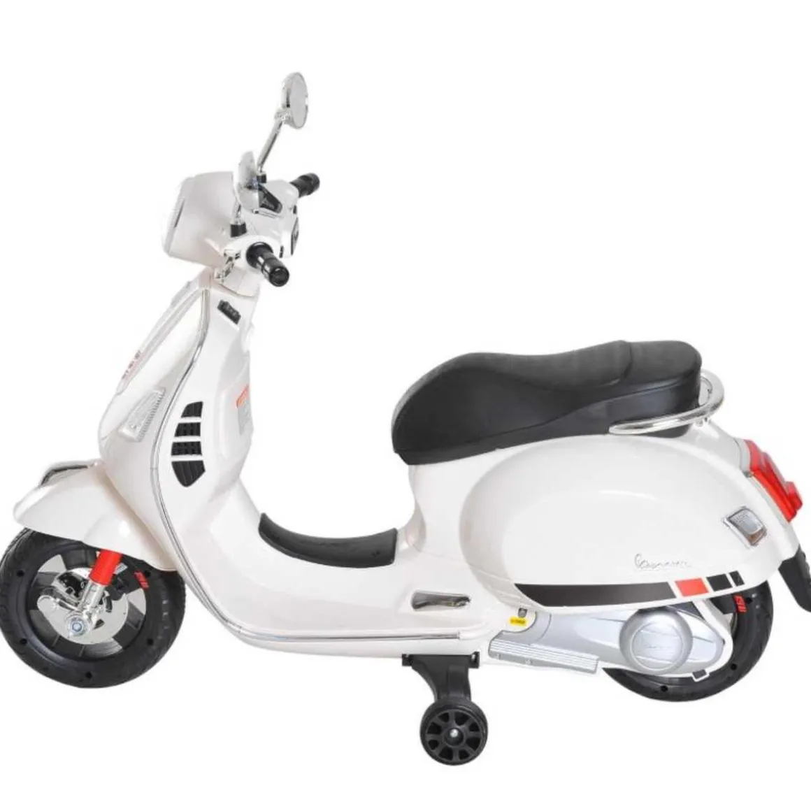 Homcom - Moto Eléctrica Infantil Blanco HomCom