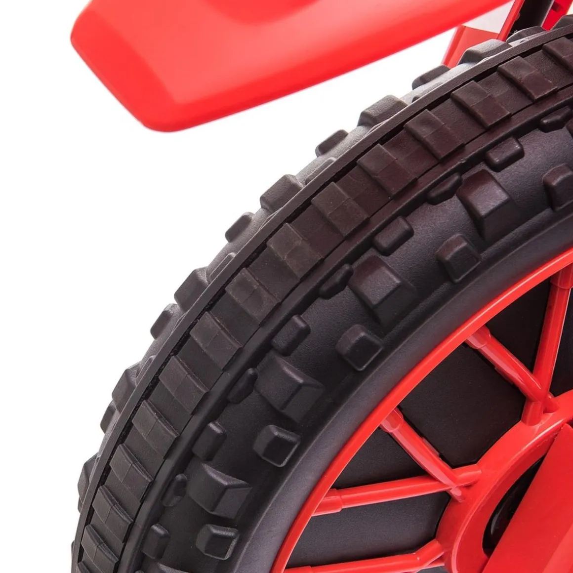 Homcom - Moto eléctrica rojo-blanco