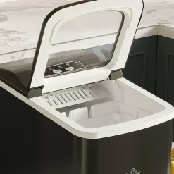 Homcom - Máquina Hielo Negro 90W