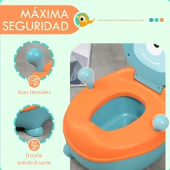 Homcom - Orinal de aprendizaje alien