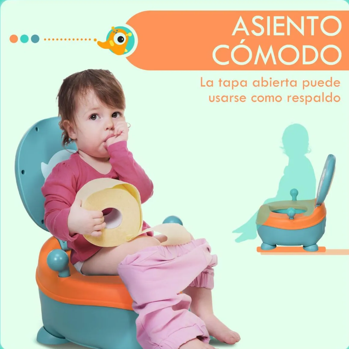 Homcom - Orinal de aprendizaje alien
